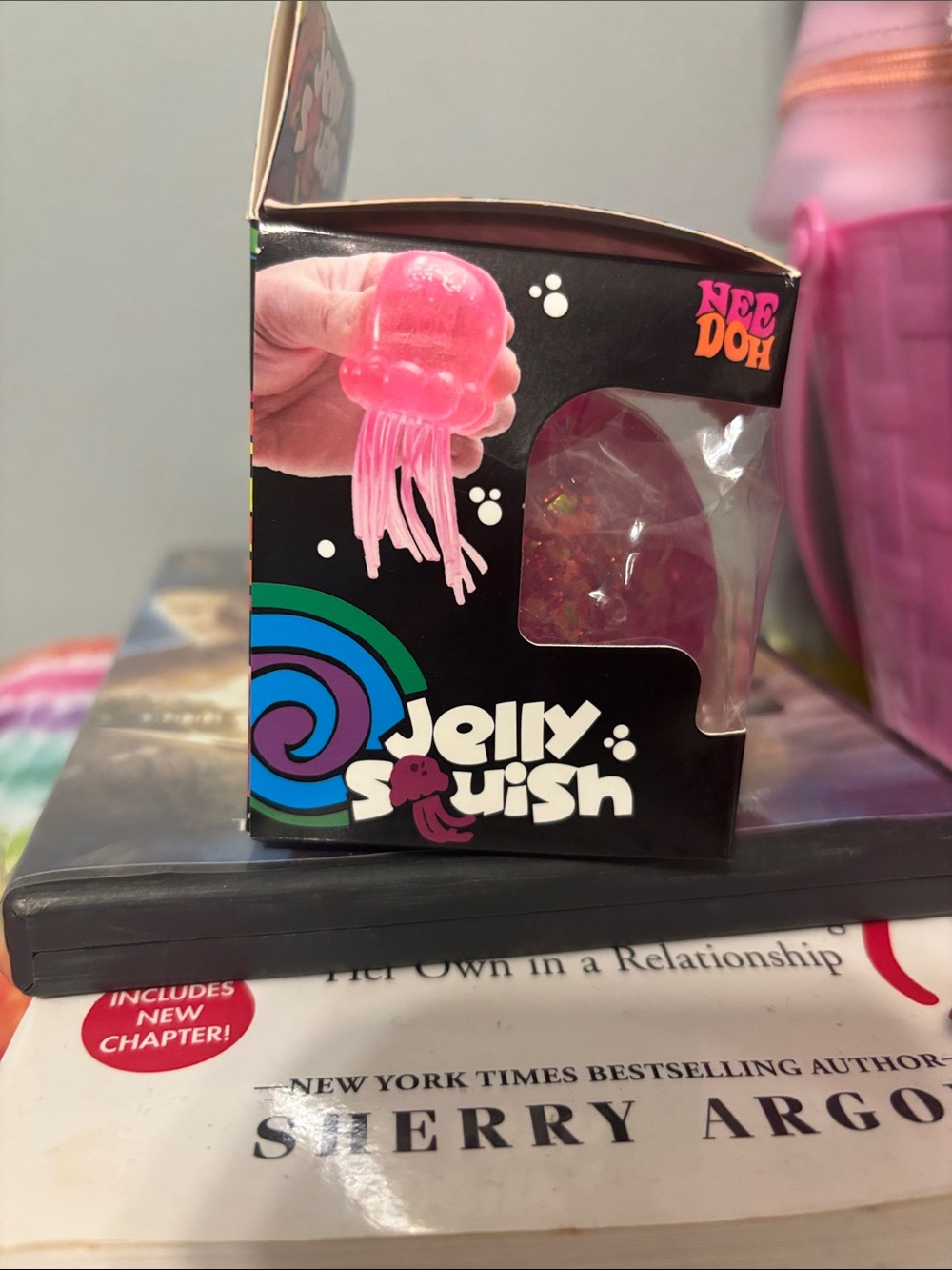 Jelly Squish Super Solid Squishy Toy - Pink - Picture 2 of 4